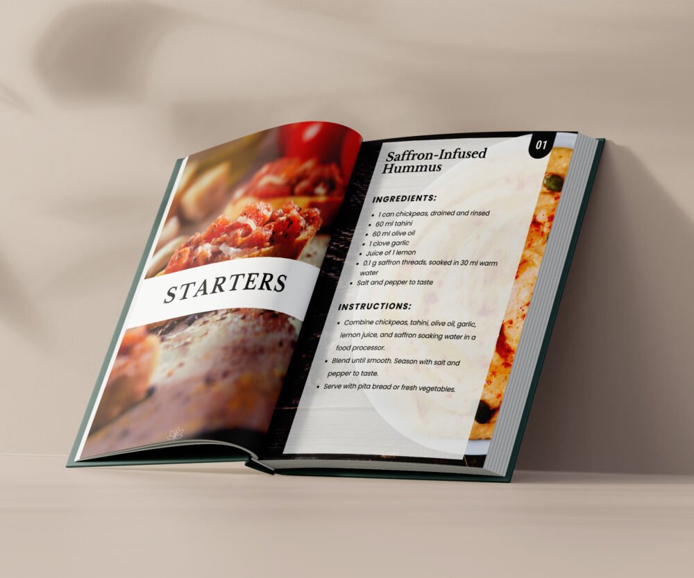 Saffron Sensations - Recipe book with 30 different saffron recipes! ENGLISH VERSION - Image 2