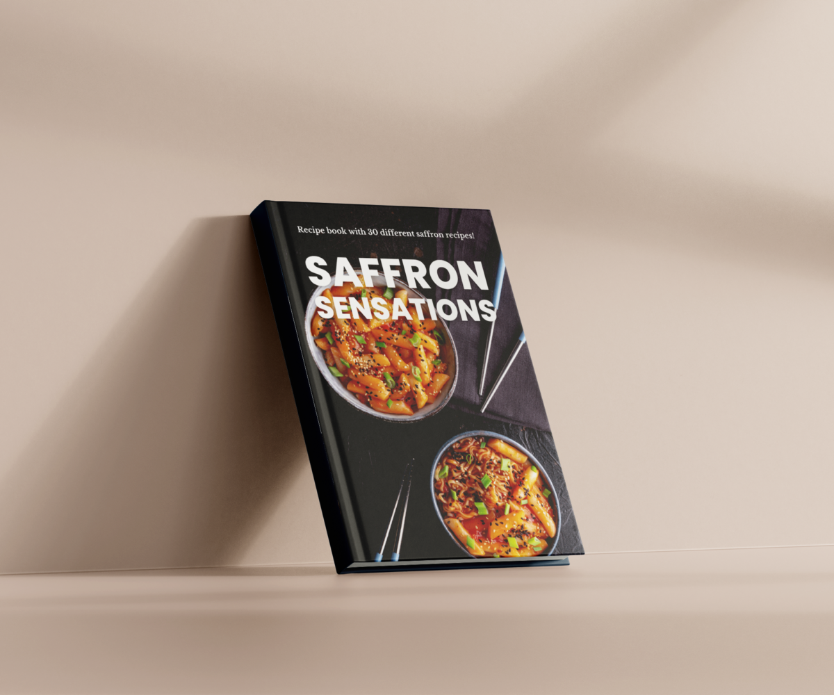Saffron Sensations - Recipe book with 30 different saffron recipes! ENGLISH VERSION
