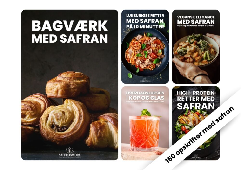 5 digitale opskriftsbøger med safran retter