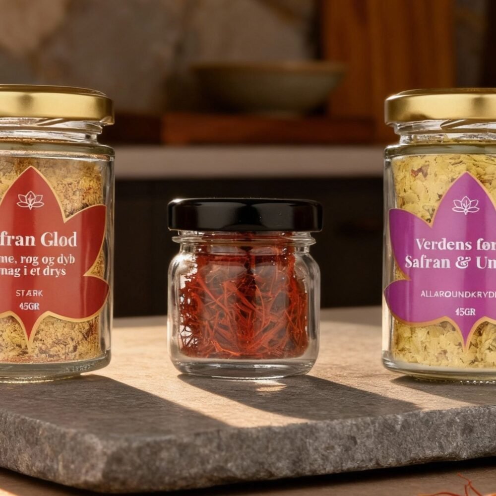Golden Safran Trio - 2g safran inkluderet