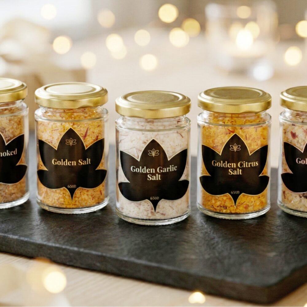 ✨ Golden Salt "The Collection" – 5 eksklusive smagsvarianter i én pakke