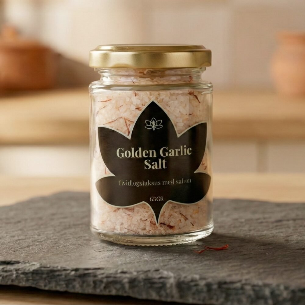 🧄 Golden Garlic – Hvidløgsluksus med safran