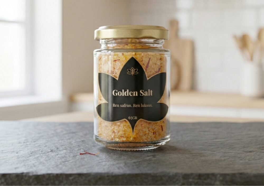 ⚜️ Golden Flake Salt – Ren safran, ren luksus.