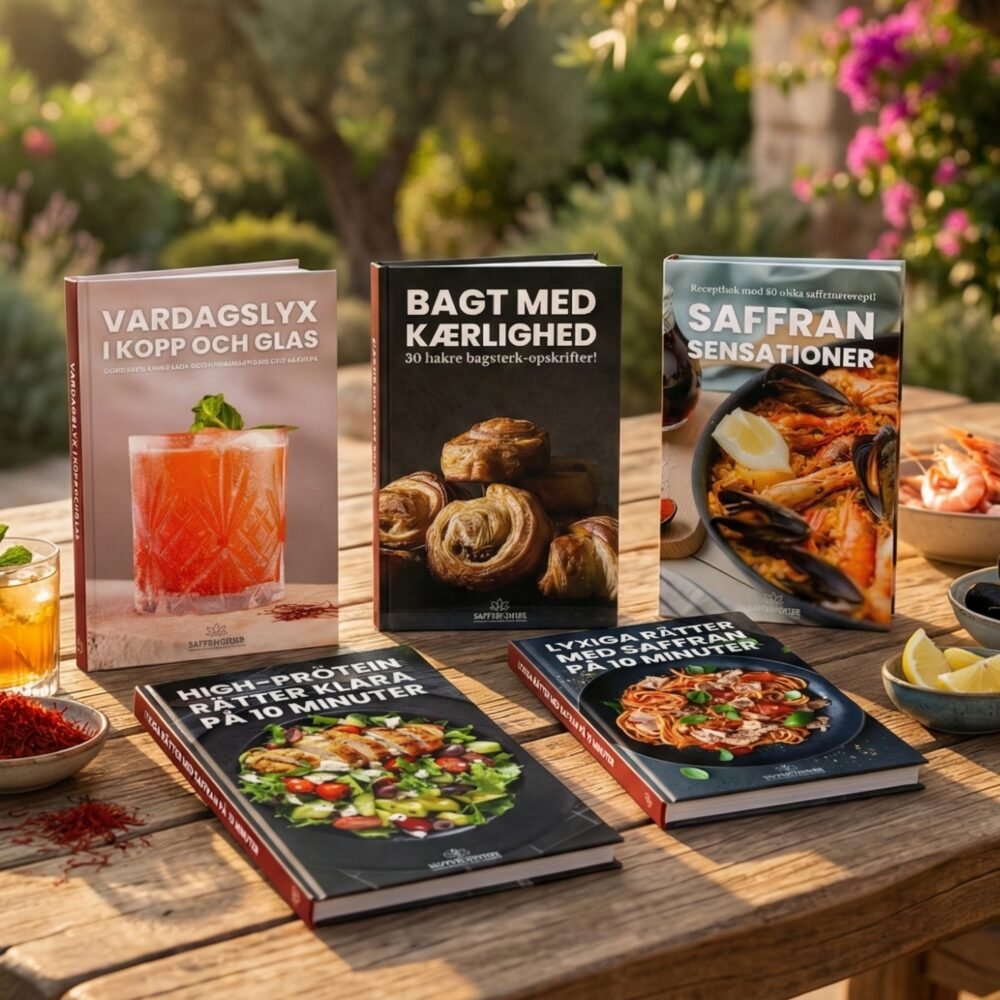 Hela saffranuniverset – 150 recept, allt ingår